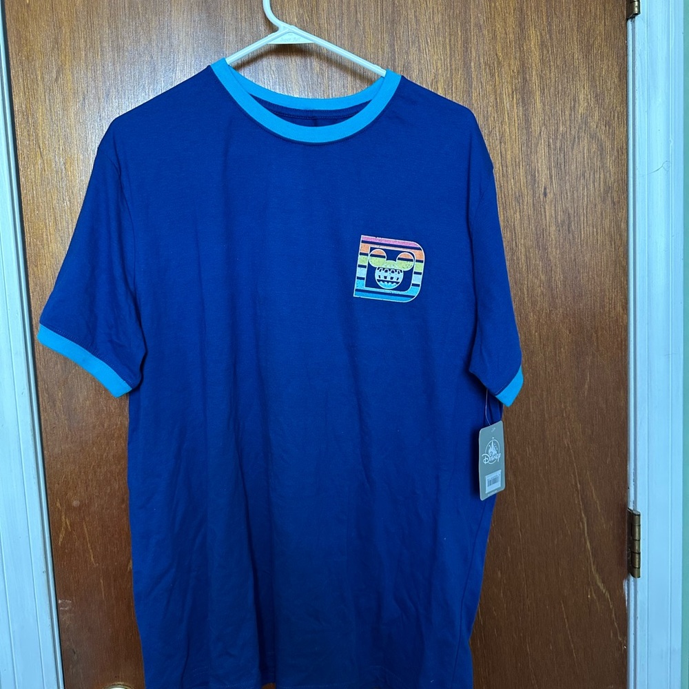 Disney Ringer T-Shirt for Adults size L New BNWT